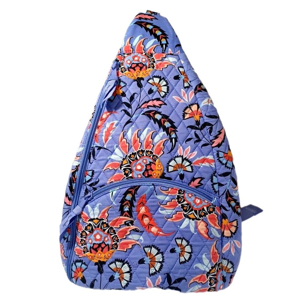 VERA BRADLEY Essential Compact Sling Backpack Bag 27611 Mural Garden - Picture 1 of 5